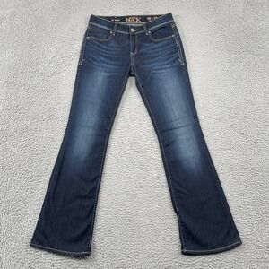 Buckle Black Jeans Womens 28 Dark Blue Fit No. 53 Bootcut Stretch Denim Denim